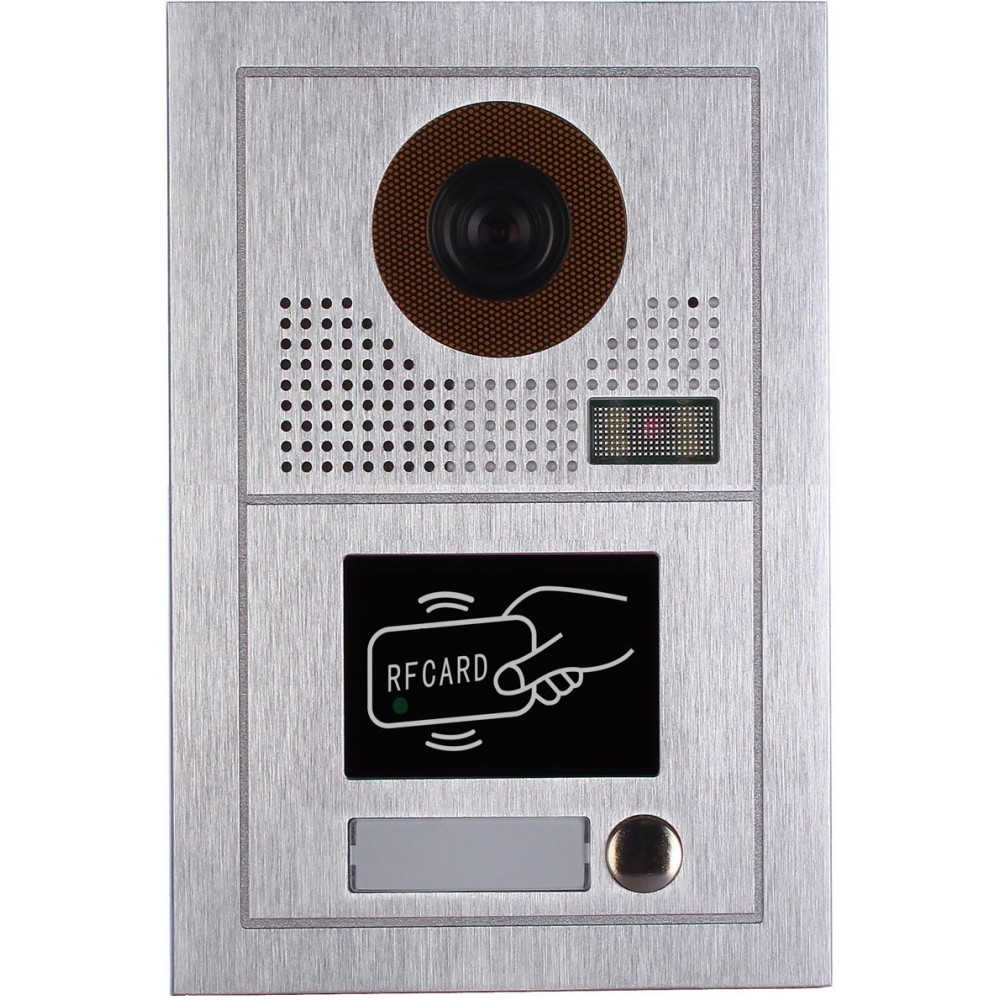 Μπουτονιέρα 1 Θέσης Με Κάμερα 1Mp & Αναγνώστη Καρτών RFID